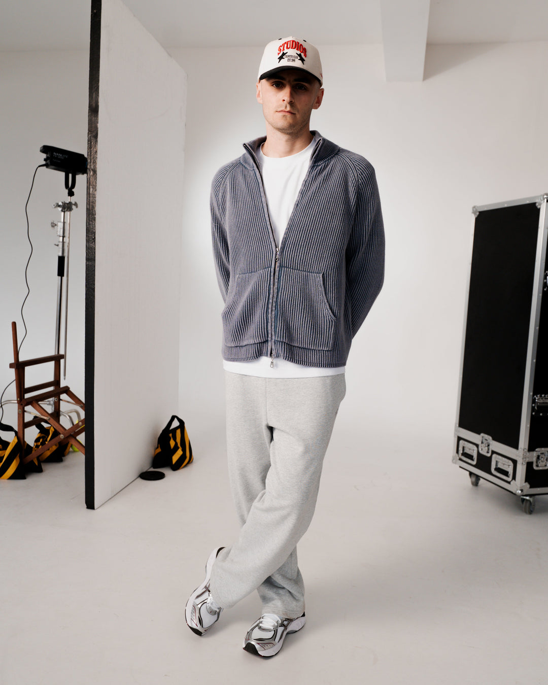 【セット販売】vintage like minimal knit/pants THE ENZYME KNIT X 90'S CLASSIC TRACK PANTS (GREY MARL) – XANDER