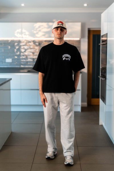 90’s CLASSIC TRACK PANTS - GREY MARL