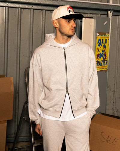 90’s CLASSIC TRACKSUIT SET - GREY MARL